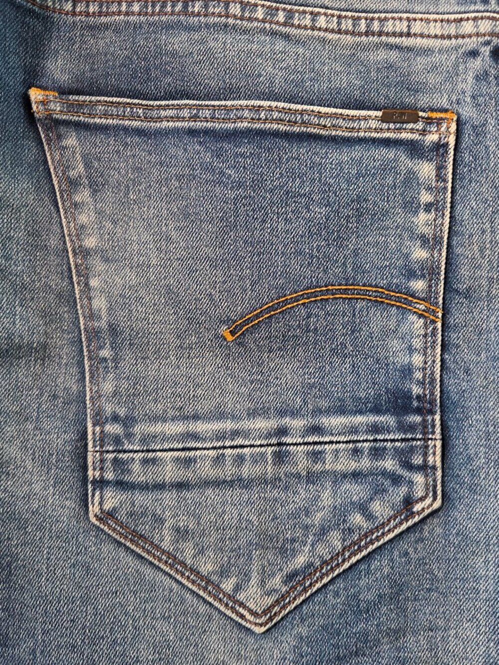 G-Star RAW ARC 3D Slim Jeans Men's 34x32 Blue Distressed Barrel Tapered Denim - Picture 12 of 14
